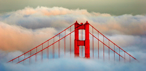 Golden Gate in Fog